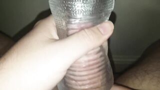Watch-throughout Fleshlight and Cum