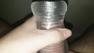 Watch-throughout Fleshlight and Cum