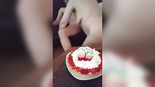 Birthday of a very horny granny 62 years old