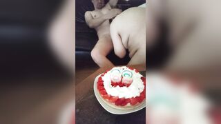 Birthday of a very horny granny 62 years old