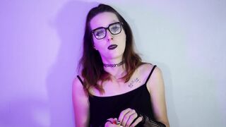 Alt Beauty Smokin' in Fishnets