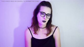 Alt Beauty Smokin' in Fishnets