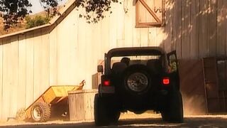 Golden-haired Playgirl Gets Hardcore Screwed in the Barn