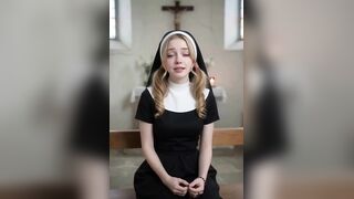 AI Dreams - Pure and virgin eighteen-year-old nun desires to have her 1st raunchy experience and lets me do soever I wanna her snatch and booty and cum in her throat, in Spanish