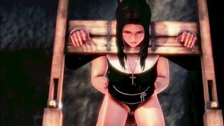 ilia raiven the hawt Vgirl nun , rope stocks and wooden hourses
