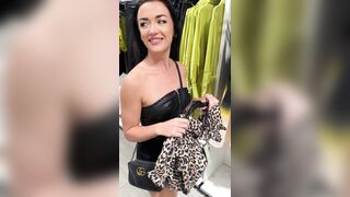 Shopping with Zuzu Enjoyable fellatio in public changing rooms