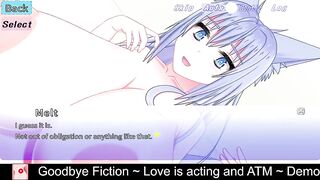 Goodbye Fiction ~ Love is acting and ATM ~ Demo (Free Steam Demo Game) Adult, Manga, animetion, Comedy, Erotic, NSFW, Story Rich