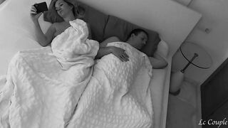 Wife woke centre of the night excited and that babe started to see porn, which made her suck husbands ramrod
