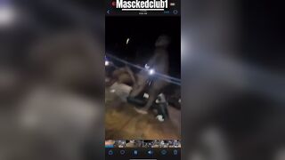 Afro Live public stage sex dwarf