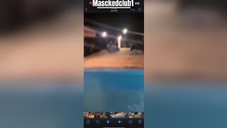 Afro Live public stage sex dwarf