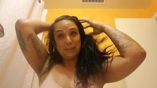 Shaving cream on face. A joy custom I did with real reaction