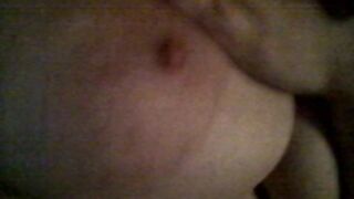 Rubbing on my melons during the time that my spouse sits next to me watching tv oblivious