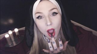 Large Melons Nun Cross Banging, Rosary Stuffing, Blasphemy and Squirt PREVIEW