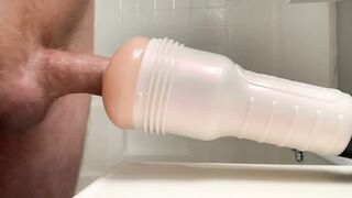 Banging my recent flashlight. No hands large ejaculation