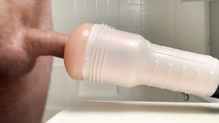 Banging my recent flashlight. No hands large ejaculation