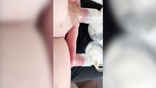 Pumping tits POV
