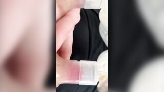Pumping tits POV