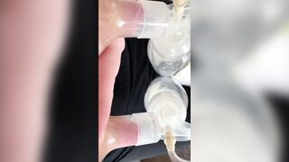 Pumping tits POV