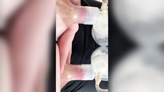 Pumping tits POV