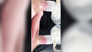 Pumping tits POV