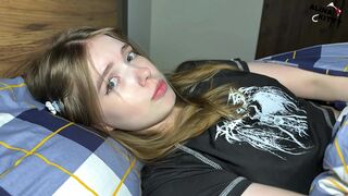 Alternative Angel Ally Quietly Hid in Closet Until Stepmom Went to Couch - Then I Banged Her Admirable