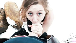 Astonishing Amateur Sucking Skills POV Facial - Concupiscent Hikers - Molly Pills