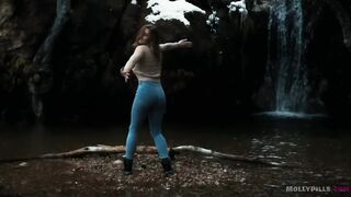 Astonishing Amateur Sucking Skills POV Facial - Concupiscent Hikers - Molly Pills