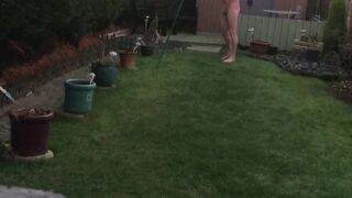 Undressed in the garden
