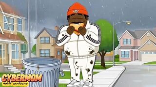 Wife Cheated on Her Spouse with a Ebony Man. Toon