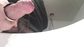Electrostim Edging leads to huge spunk fountain