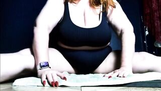 big beautiful woman Work Out with Sam38g