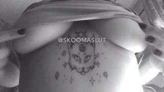 Lascivious Teasing in Ebony & White