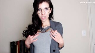Lusty Librarian Creampie & Oral-job POV Screw TEASER Hot Nerdy Glasses mother I'd like to fuck