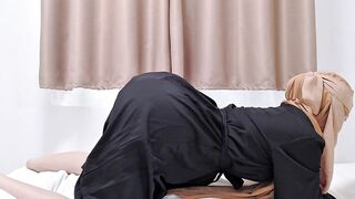 POV: See Your Hijabi Hotty Tease in a Ebony Abaya