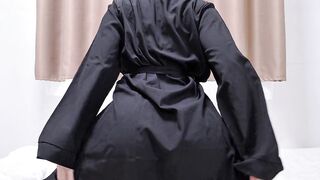 POV: See Your Hijabi Hotty Tease in a Ebony Abaya