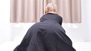 POV: See Your Hijabi Hotty Tease in a Ebony Abaya