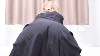 POV: See Your Hijabi Hotty Tease in a Ebony Abaya