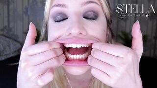 Consummate Natural Teeth Fetish Show All Teeth Including Wisdom Teeth