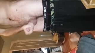 Hard weenie g-spot climax. Banging myself priceless with panties down. I'm .