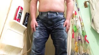 Totally Soaking My Jeans With Pee