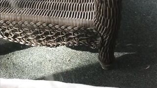 Masturbating for my neighbour. This guy kept trying not to see
