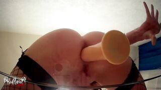Moist butt and her anal ally