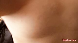 Please cum on my titties was her desire, and this babe was overspread in cum. Amateure