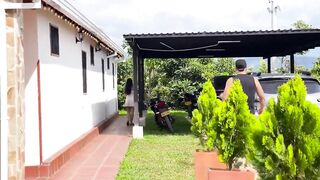 After Jogging I Bang Glamorous Cutie During the time that They Are Alone at Their Stepfather's Abode, Massive Let off in Their Butt