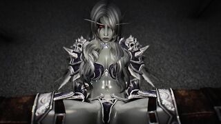 skyrim World of Warcraft Sylvanas's hardcore action