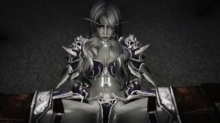 skyrim World of Warcraft Sylvanas's hardcore action