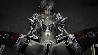 skyrim World of Warcraft Sylvanas's hardcore action