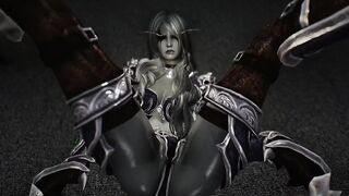skyrim World of Warcraft Sylvanas's hardcore action