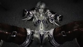 skyrim World of Warcraft Sylvanas's hardcore action