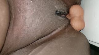 Cream on the sex toy